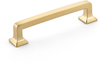 Menlo Park Pull, Signature Satin Brass, 4'' cc 538-SSB