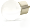 City Lights Globe Glass Knob, Satin Nickel, 1-3/8'' dia 59-15