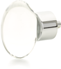 City Lights Oval Glass Knob, Polished Chrome, 1-3/4'' dia 60-26