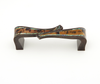 Avalon Bay Pull, Tiger Penshell, Imperial Shell, Dark Antique Bronze, 4'' cc 662-PEN/DAB