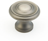 Traditional Round Knob, Antique Nickel, 1-1/4'' dia 703-AN
