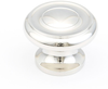 Traditional Round Knob, Polished Nickel, 1-1/4'' dia 703-PN