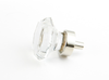 Stargaze Octagonal Glass Knob, Polished Nickel, 1-1/4'' dia 71-C-PN