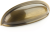 Traditional Cup Pull, Antique Brass, 3'' cc 731-AB