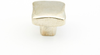 Vinci Knob, Square, Polished White Bronze, 1'' 765-PWB