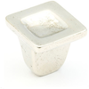 Vinci Knob, Square, Polished White Bronze, 1-1/4'' 810-PWB