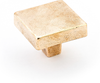 Vinci Knob, Square, Natural Bronze, 1-3/4'' 815-NB