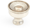 Sonata Knob, Round, White Brass, 1-1/4'' dia 927-WB
