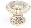 French Court Knob, Round, White Brass, 1-1/4'' dia 936-WB