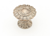 French Court Knob, Round, Monticello Silver, 1-1/4'' dia 936-MSL