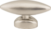 Verona 1-9/16'' Length Oval Knob 409222SN