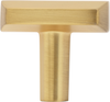 William 1-1/4'' Length Square Knob 641BG