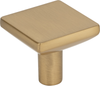 Walker 1 1-1/4'' Length Square Knob 827SBZ