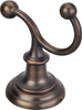 Fairview Brushed Oil Rubbed Bronze Double Robe Hook - Retail Packaged BHE5-02DBAC-R