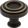 Lafayette 1-3/8'' diam Mushroom Knob 317ABSB