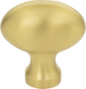 Lyon 1-9/16'' Length Oval Knob 3991BG