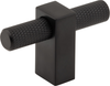 Larkin Knurled 2-3/8'' Length Bar Knob 498T-MB