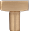 Dominique 1-1/8'' Length Square Knob 845SBZ