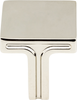 Anwick 1-1/8'' Length Square Knob 867L-NI