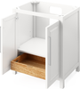 Cade 30'' White Vanity, Calacatta Vienna Quartz Vanity Top, undermount rectangle bowl VKITCAD30WHCQR