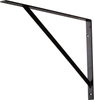 Closet Rod Brackets Matte Black Heavy-Duty Shelf Utility Bracket 1421MB