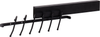Tie, Belt, & Pant Organizers Matte Black 12'' Tie Rack 295T-MB