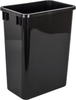 Waste Solution-Wood Top Mount Single Black 35 Quart Top-Mount Trashcan Pullout for 12'' Opening CAN-TMS1235B-K