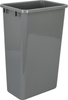 Waste Solution-Wood Top Mount Single Grey 50 Quart Top-Mount Trashcan Pullout for 12'' Opening CAN-TMS1250G-K