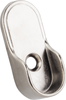 Closet Rod Brackets Satin Nickel Knock-In Mounting Bracket for Oval Closet Rods M7160-SN