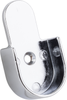 Closet Rod Brackets Chrome Open Knock-In Mounting Bracket for 1'' Round Closet Rods M7240