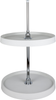 LazySusans 28'' Round Two-Shelf Plastic Lazy Susan Set with Chrome Hubs PLSMR28