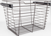 Pullout Closet Baskets Dark Bronze Closet Pullout Basket with Slides 14''D x 23''W x 17''H POB1-142317ORB