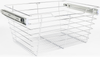 Pullout Closet Baskets Chrome Closet Pullout Basket with Slides 14''D x 29''W x 11''H POB1-142911CH