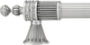 10'' cc Chesapeake Appliance Pull, Clear Crystal, Matte Silver Finish 10054/10/MS