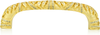 5'' cc Hampton Pull, Clear Crystal Satin Gold Finish 7726SG