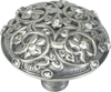 Edgar Berebi Assorted Knobs Knob Decorated With Clear Swarovski Crystals In Antique Nickel Plate 7907AN