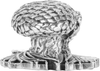 Edgar Berebi Arts & Craft Pinecone Knob In Burnished Silver Plate 8178-6