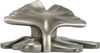 Edgar Berebi Arts & Craft Ginkgo Knob In Antique Nickel Plate 8185ANX