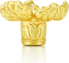 Floral Knob, Clear Crystal Satin Gold Finish 8188SG