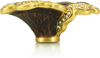 Chartres Knob Red Mahogany With Lt. Peach & Silk Crystal Museum Gold Finish 8219/2
