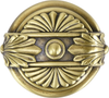 Edgar Berebi Nantucket Knob In Burnished Brass Plate 8368BB