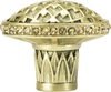 Thames Oval Knob, Decorated With Swarovski® Lt. Colorado Topaz Crystal, Florentine Gold 8456FG