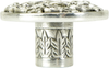 Somerset Knob, Decorated With Swarovski® Clear Crystal, Burnished Silver 8511/16