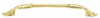 Louis Xv Small Appliance Pull 8'' cc, Florentine Gold 8526FG