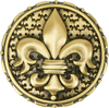 Fleur De Lis Knob, Museum Gold 8537/1