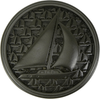 Yacht Club Sailboat Knob, French Bronze 8539FB