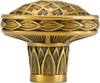 Edgar Berebi Thames Oval Knob In Museum Gold Plate 8658-1