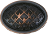 Edgar Berebi Thames Oval Knob In Oil Rub Bronze Plate 8658-44