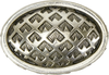 Edgar Berebi Thames Oval Knob In Burnished Silver Plate 8658-6