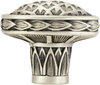 Edgar Berebi Thames Oval Knob In Burnished Silver Plate 8658MS